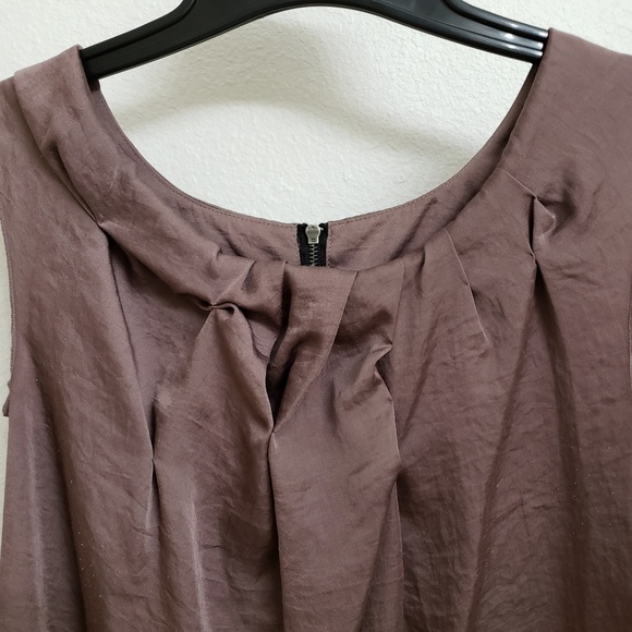 LOFT Silky Eggplant Tank in Extra Small - Picture 6 of 7